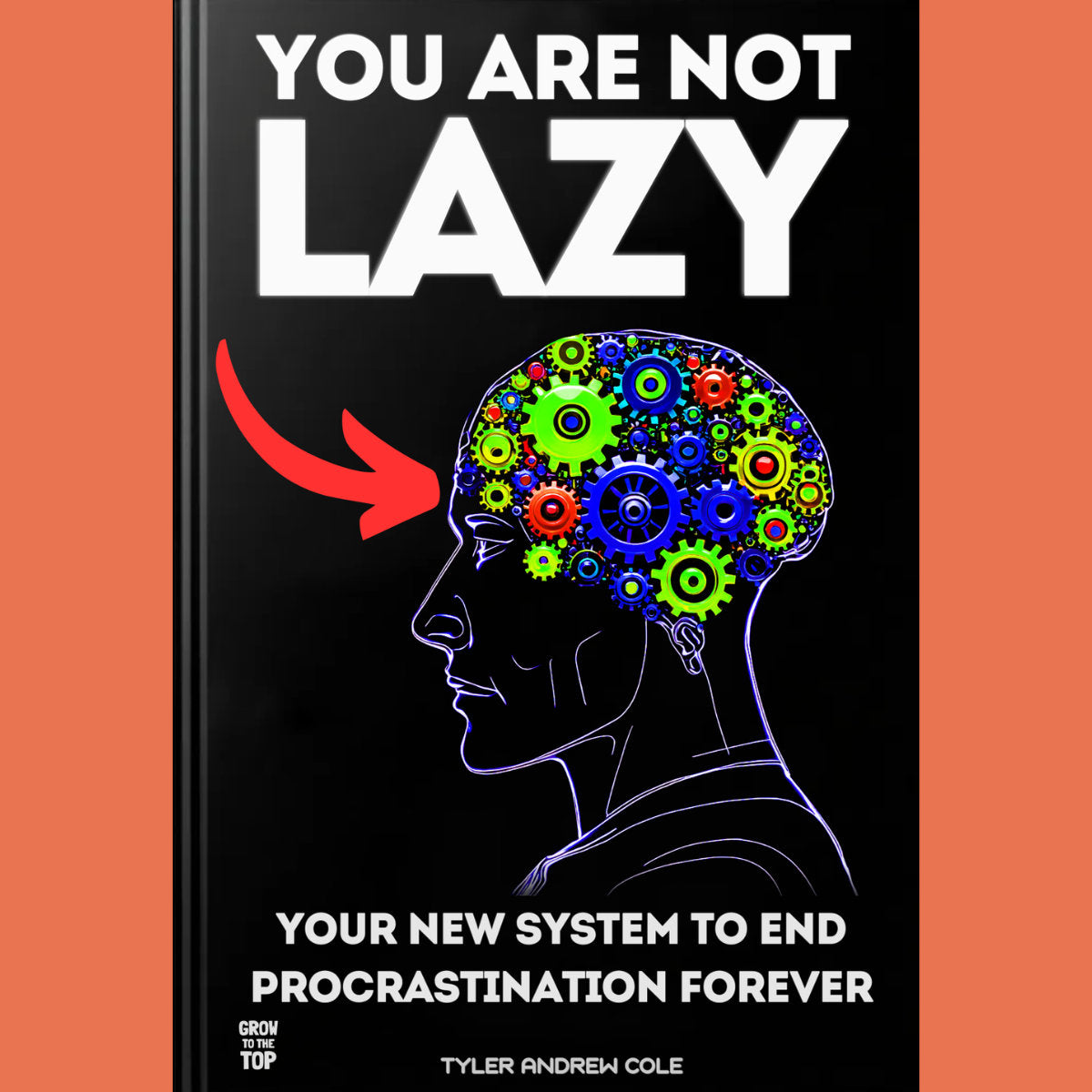 Cover image of You Are Not Lazy: Your New System To End Procrastination Forever by Tyler Andrew Cole - published by Grow To The Top