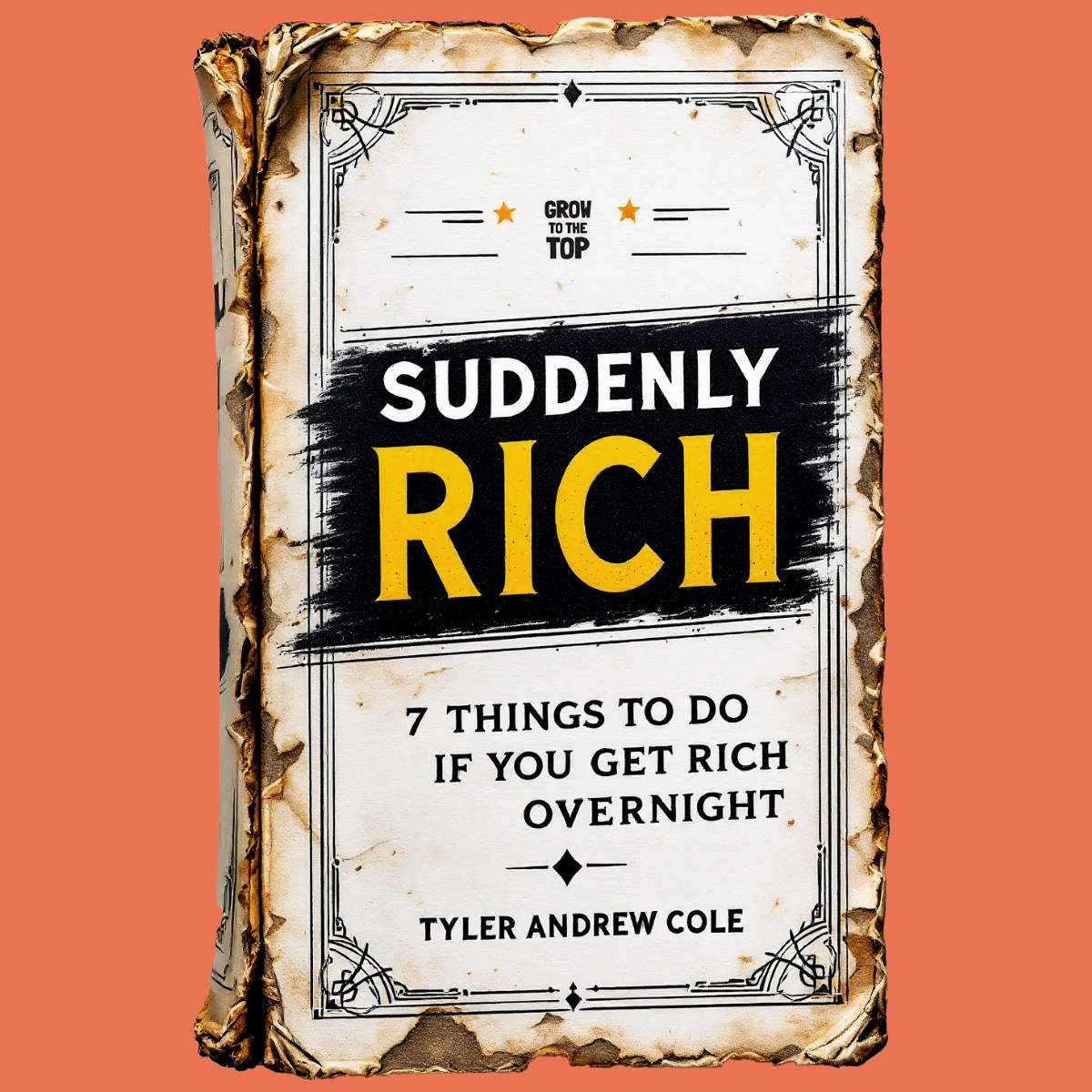 Cover image of Suddenly Rich: 7 Things To Do If You Get Rich Overnight by Tyler Andrew Cole - published by Grow To The Top
