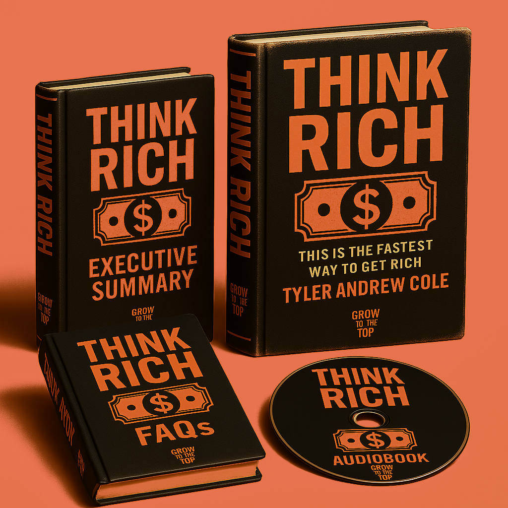 Cover image of Think Rich: This Is The Fastest Way To Get Rich by Tyler Andrew Cole - published by Grow To The Top