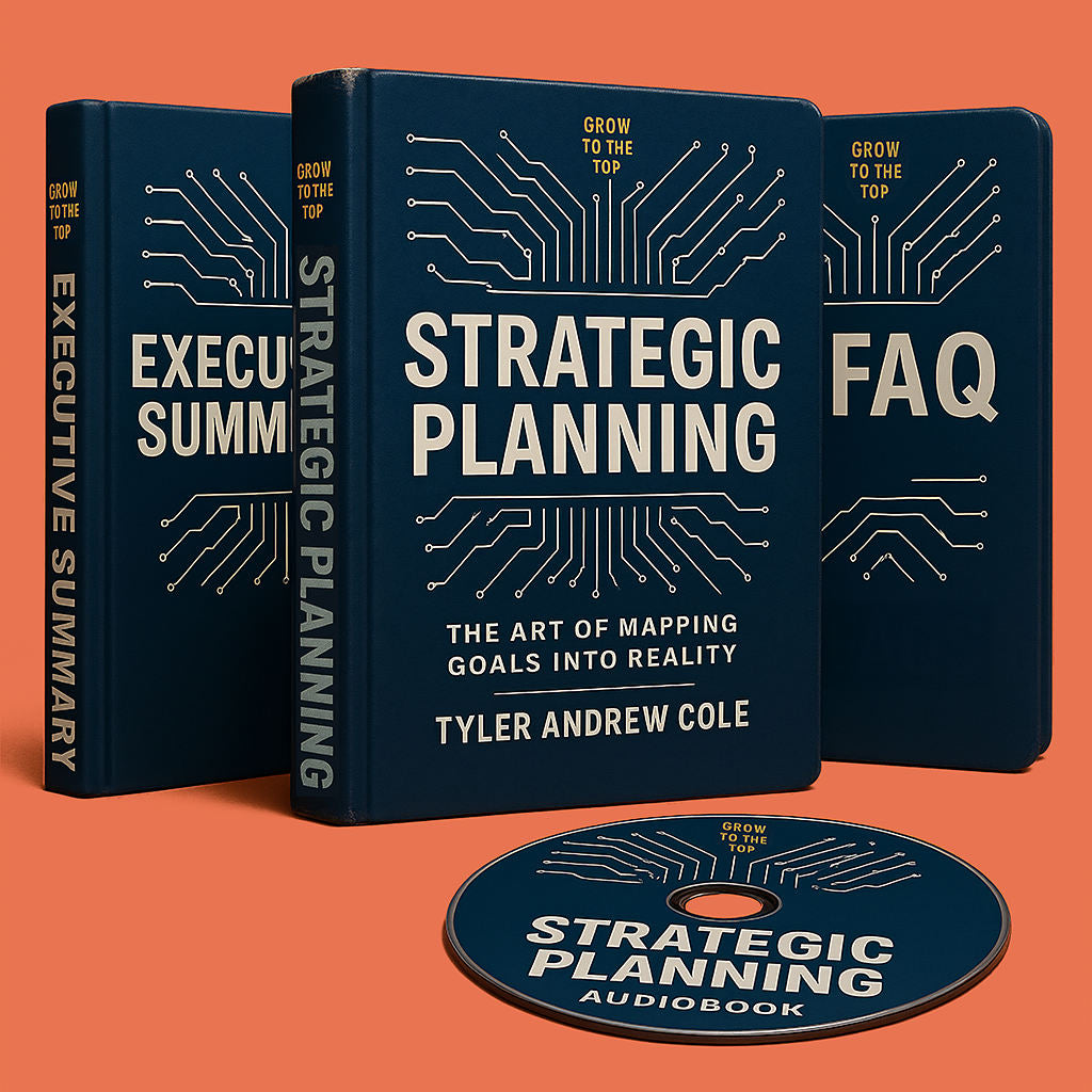 Cover image of Strategic Planning: The Art Of Mapping Goals Into Reality by Tyler Andrew Cole - published by Grow To The Top