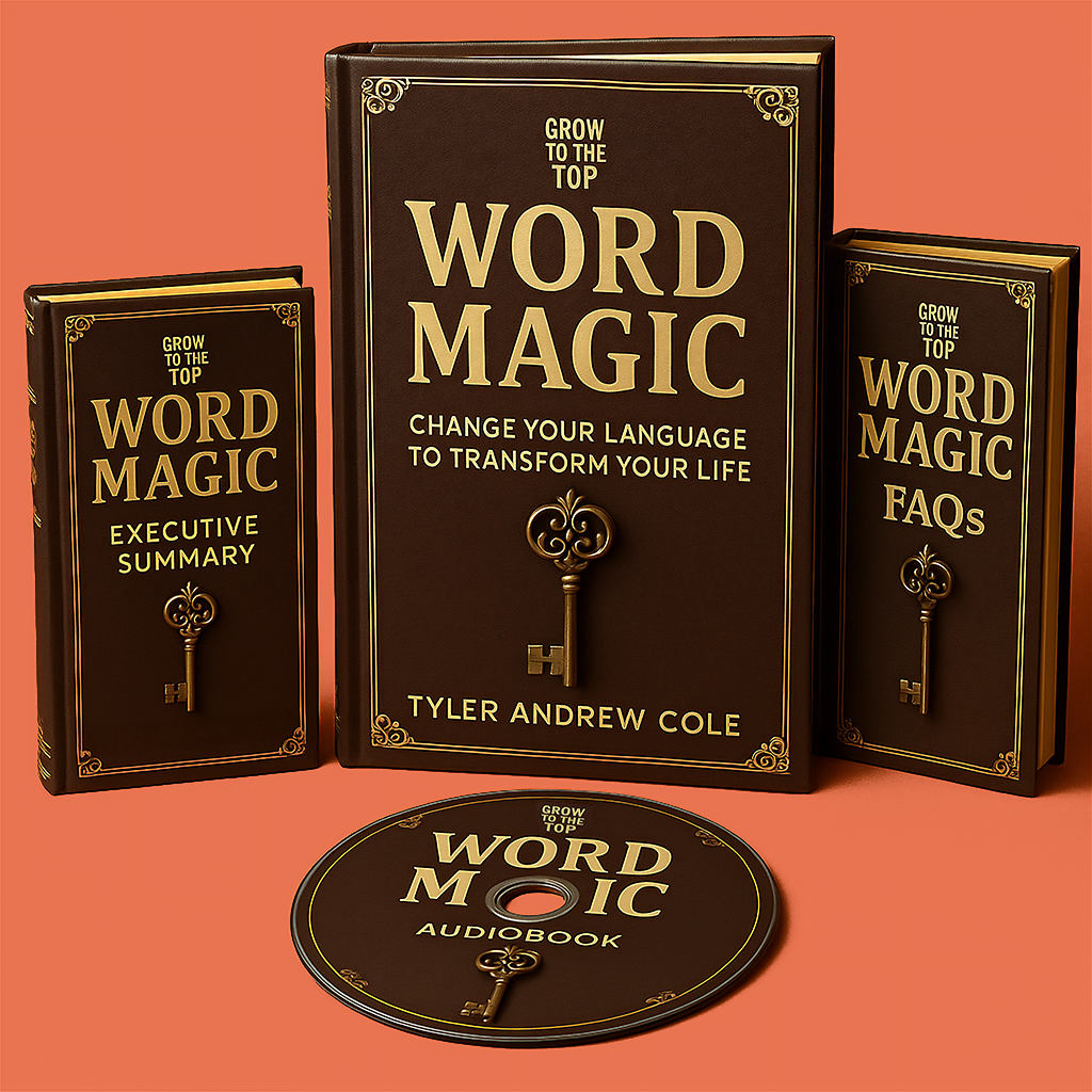 Cover image of Word Magic: Change Your Language To Transform Your Life by Tyler Andrew Cole - published by Grow To The Top