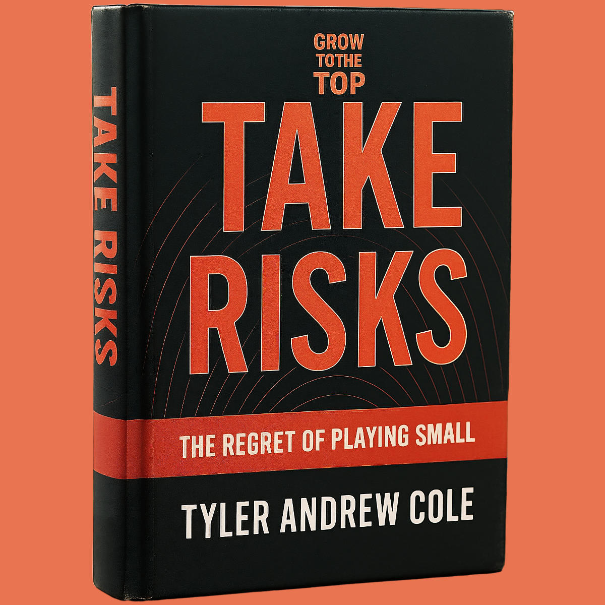 Cover image of Take Risks: The Regret of Playing Small by Tyler Andrew Cole - published by Grow To The Top