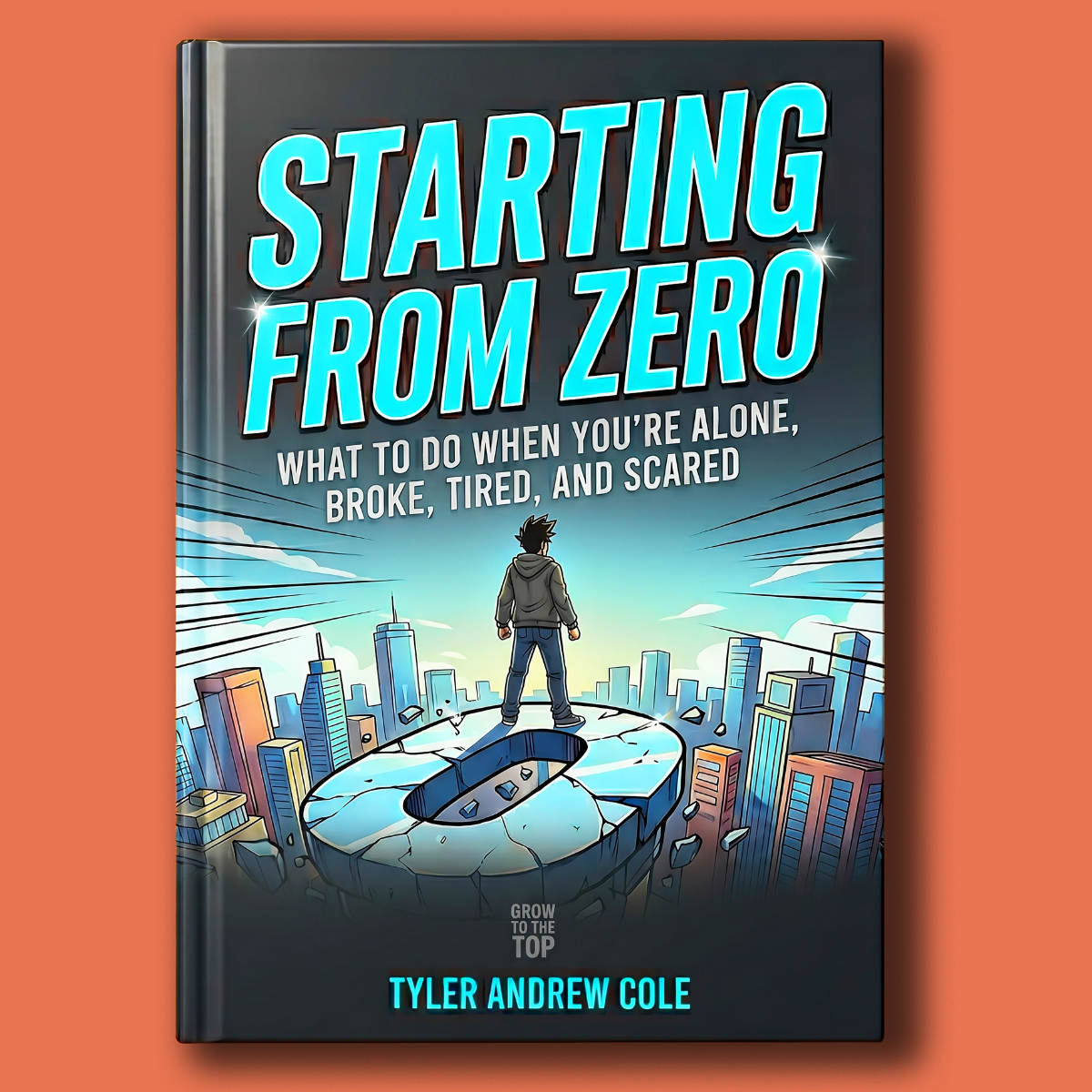 Cover image of Starting From Zero: What To Do When You're Alone, Broke, Tired, and Scared by Tyler Andrew Cole - published by Grow To The Top