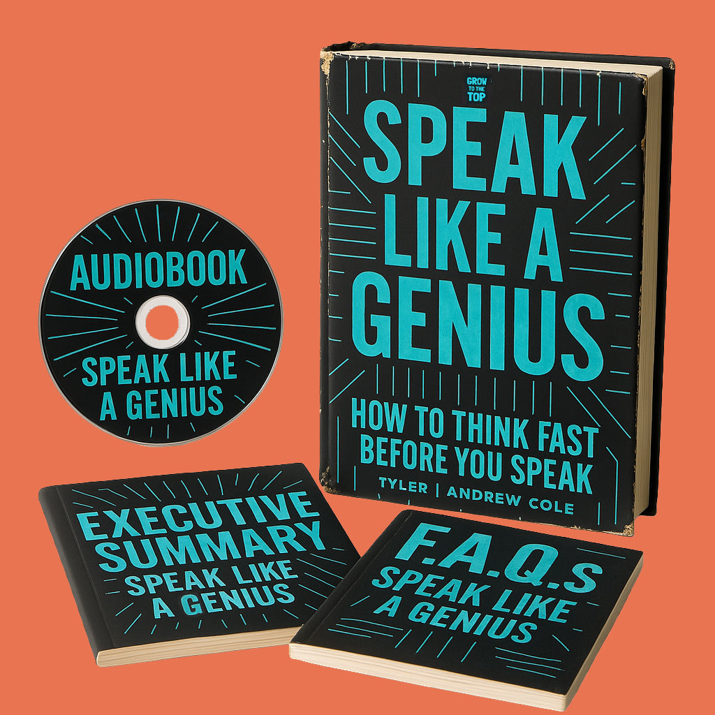 Speak Like A Genius: How To Think Fast Before You Speak