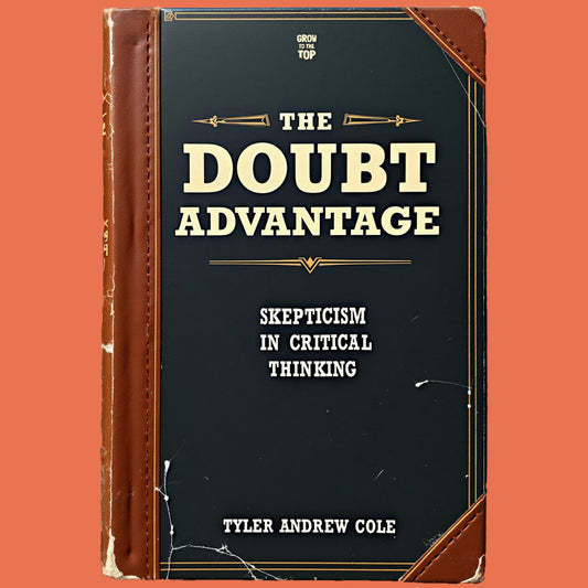 Cover image of The Doubt Advantage: Skepticism In Critical Thinking by Tyler Andrew Cole - published by Grow To The Top