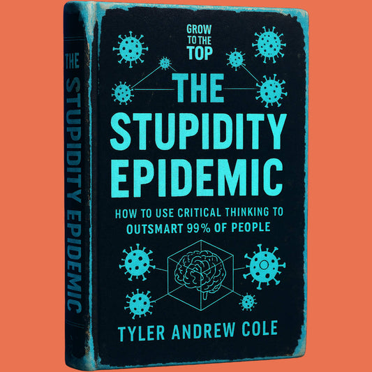Cover image of The Stupidity Epidemic: How to Use Critical Thinking to Outsmart 99% of People by Tyler Andrew Cole - published by Grow To The Top
