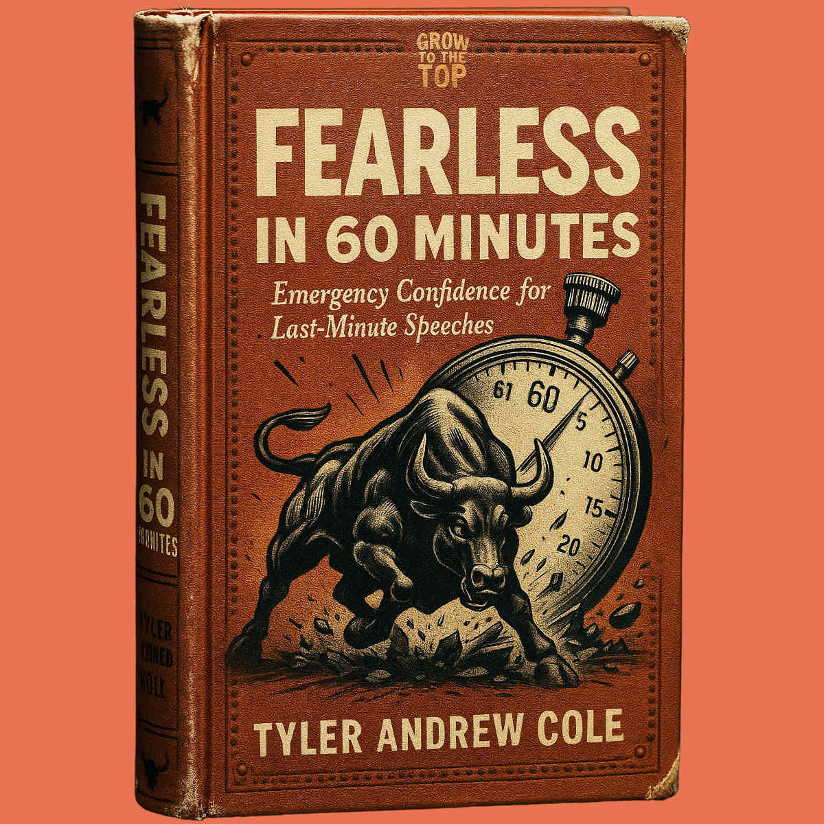 Cover image of Fearless in 60 Minutes: Emergency Confidence for Last‑Minute Speeches by Tyler Andrew Cole - published by Grow To The Top