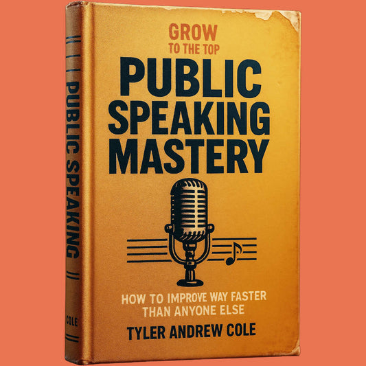 Cover image of Public Speaking Mastery: How to Improve Way Faster than Anyone Else by Tyler Andrew Cole - published by Grow To The Top