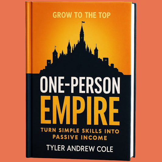Cover image of One-Person Empire: Turn Simple Skills into Passive Income by Tyler Andrew Cole - published by Grow To The Top
