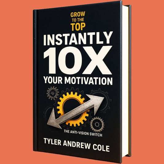 Cover image of Instantly 10x Your Motivation: The Anti-Vision Switch by Tyler Andrew Cole - published by Grow To The Top