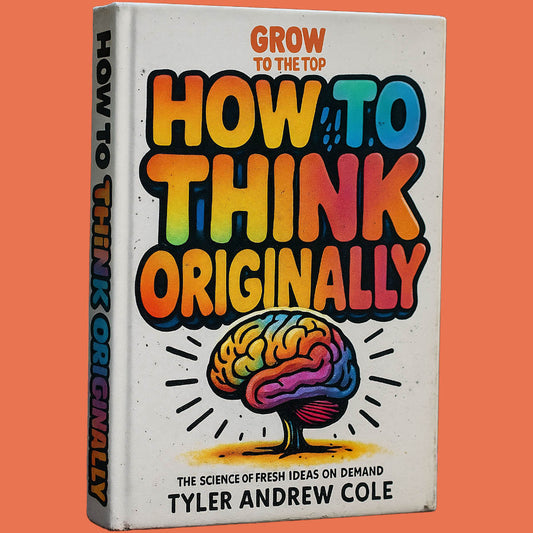Cover image of How To Think Originally: The Science of Fresh Ideas on Demand by Tyler Andrew Cole - published by Grow To The Top