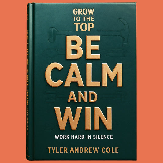 Cover image of Be Calm and Win: Work Hard In Silence by Tyler Andrew Cole - published by Grow To The Top