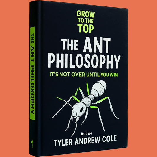 Cover image of The Ant Philosophy: It’s Not Over Until You Win by Tyler Andrew Cole - published by Grow To The Top