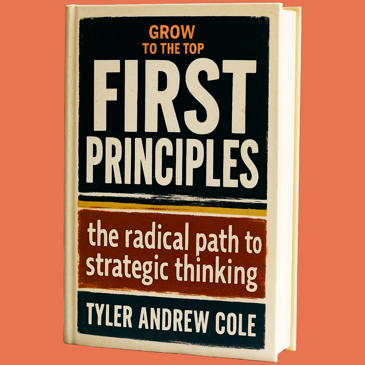 Cover image of First Principles: The Radical Path to Strategic Thinking by Tyler Andrew Cole - published by Grow To The Top