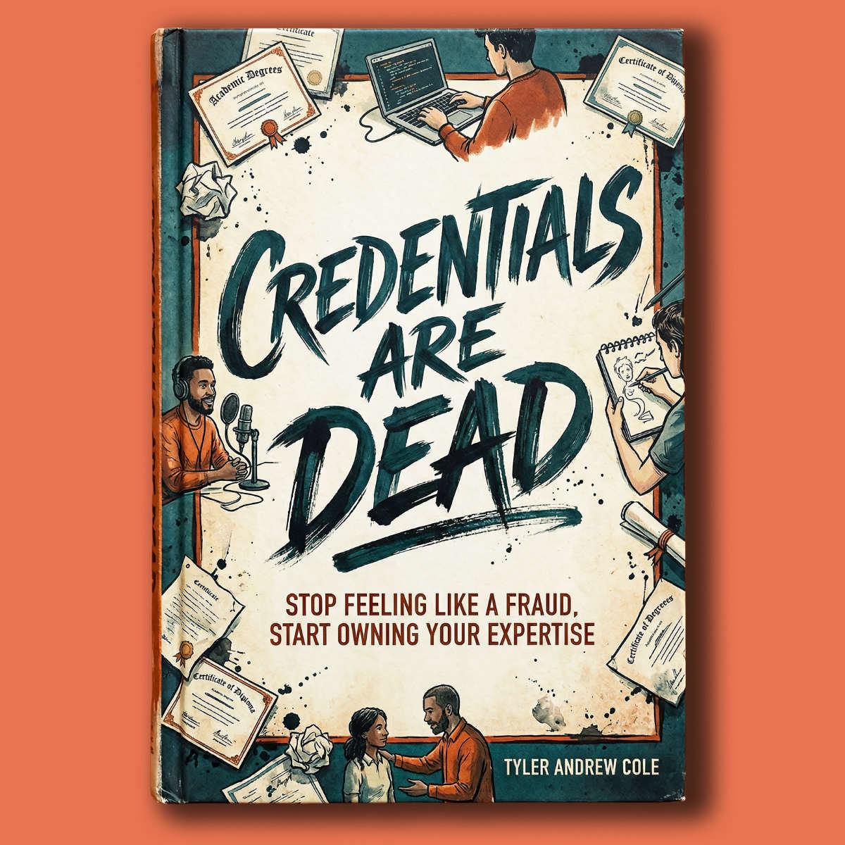 Cover image of Credentials Are Dead: Stop Feeling Like a Fraud, Start Owning Your Expertise by Tyler Andrew Cole - published by Grow To The Top