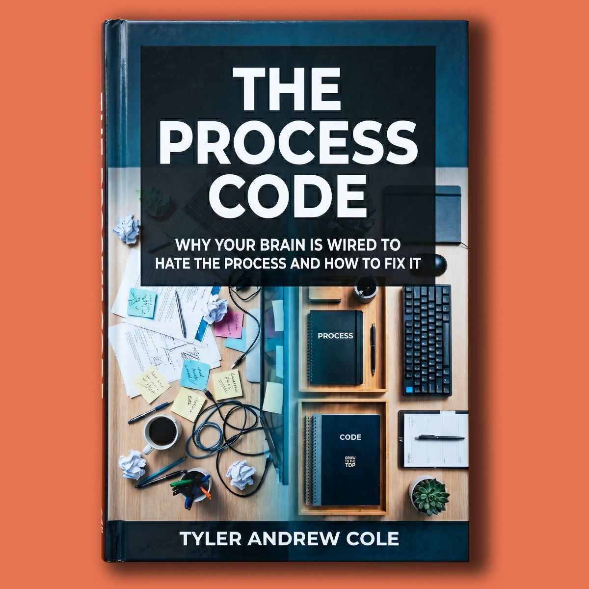 Cover image of The Process Code: Why Your Brain Is Wired to Hate the Process and How to Fix It by Tyler Andrew Cole - published by Grow To The Top