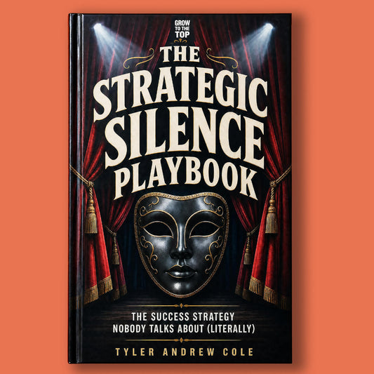Cover image of The Strategic Silence Playbook: The Success Strategy Nobody Talks About (Literally) by Tyler Andrew Cole - published by Grow To The Top