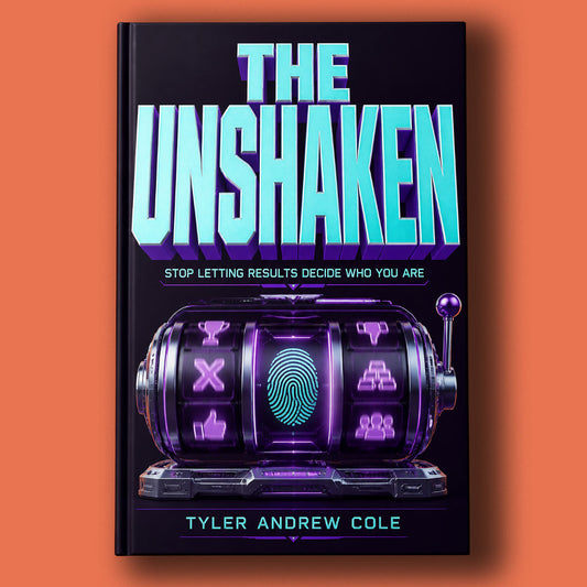 Cover image of The Unshaken: Stop Letting Results Decide Who You Are by Tyler Andrew Cole - published by Grow To The Top