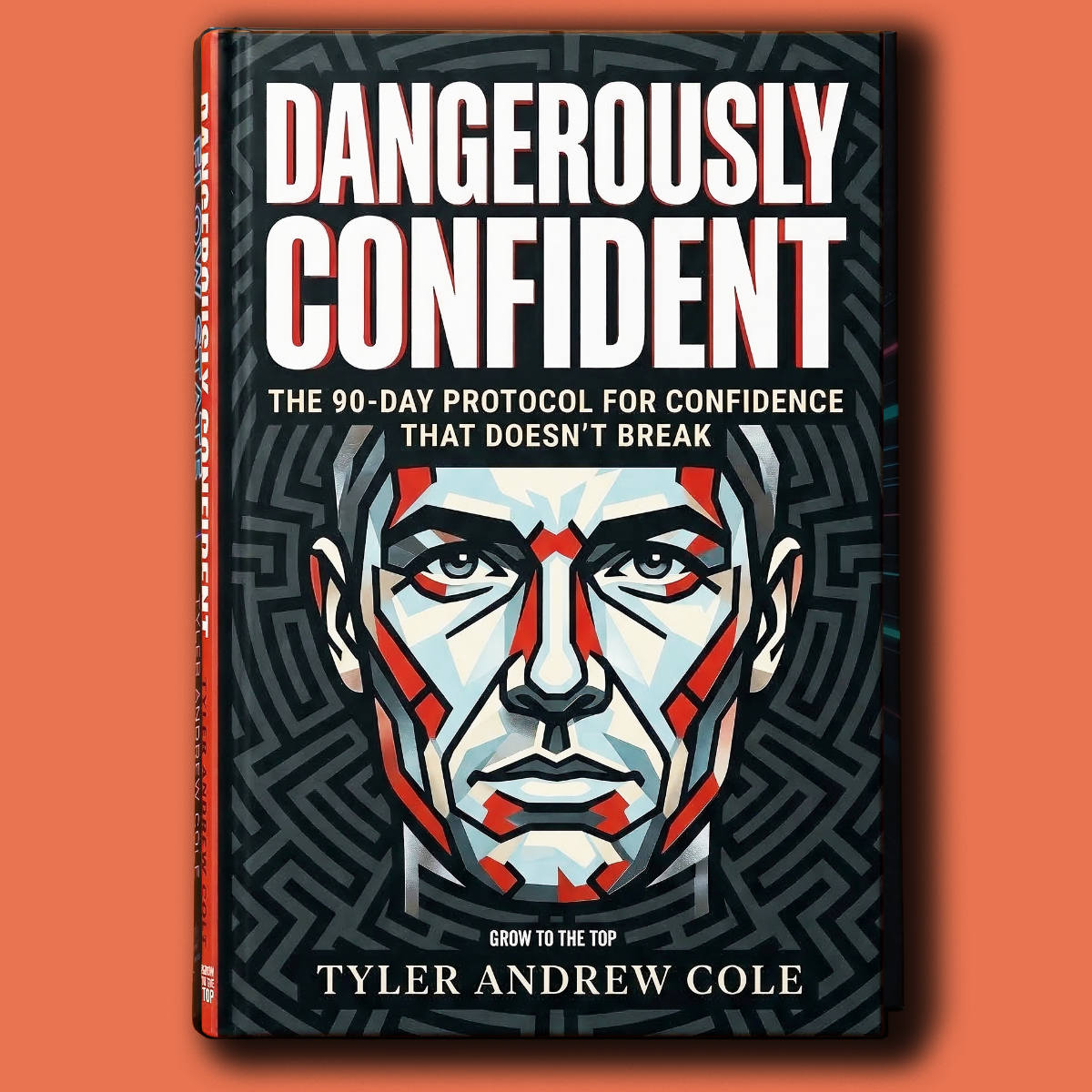 Cover image of Dangerously Confident: The 90-Day Protocol for Confidence That Doesn't Break by Tyler Andrew Cole - published by Grow To The Top